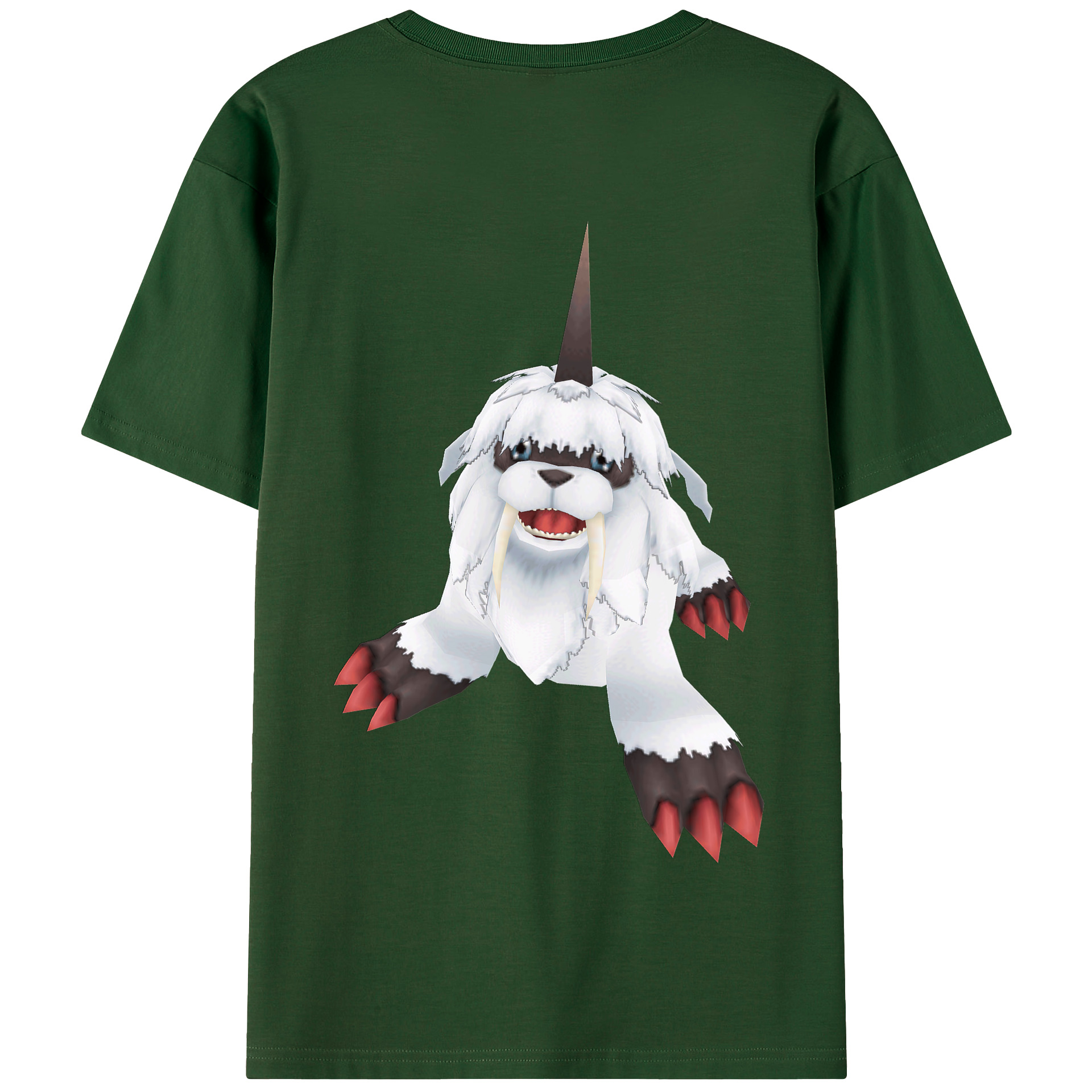 （画像用） Digimon デジタルモンスター/デジモン 綿100％半袖Tシャツ（背面プリント）
